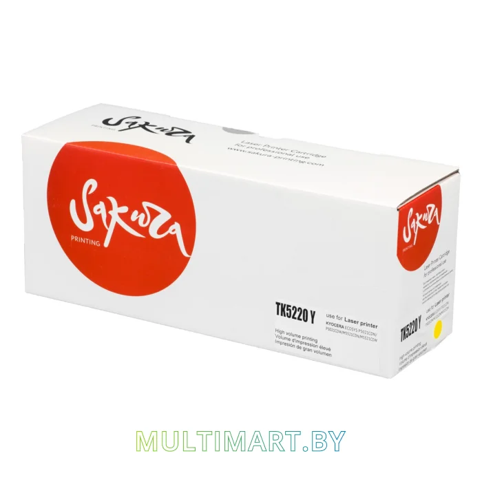 Картридж Sakura Printing SATK5220Y (аналог Kyocera TK-5220Y)